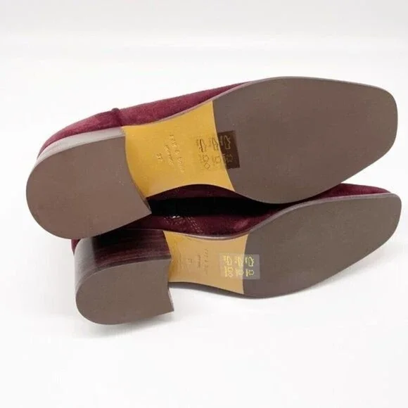 RAG & BONE Aslen Leather Boot in Merlot
